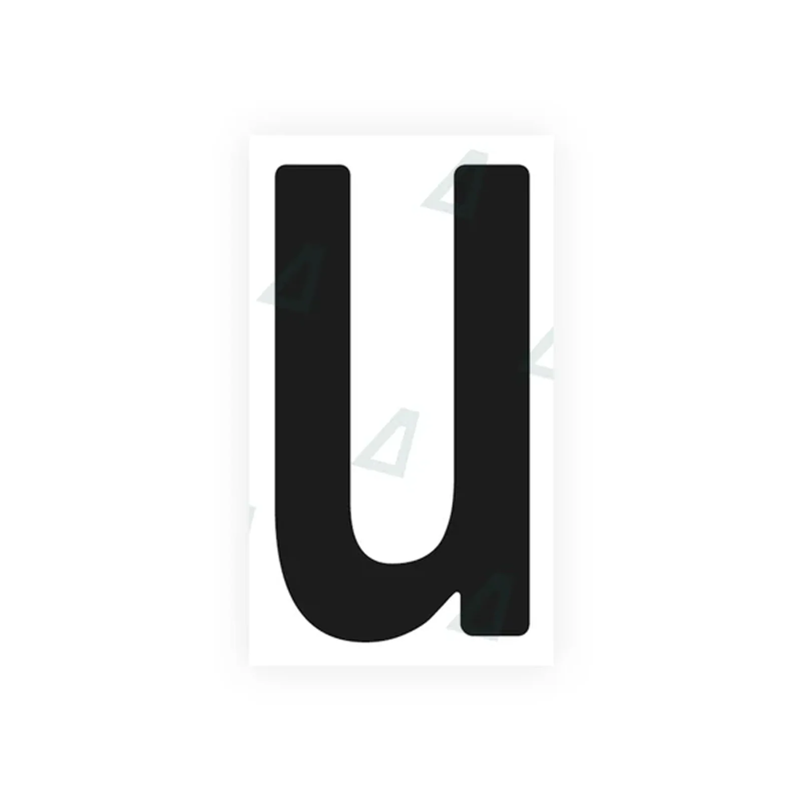 Alite Nanofilm for Tanzania (square) license plates - Symbol "U"