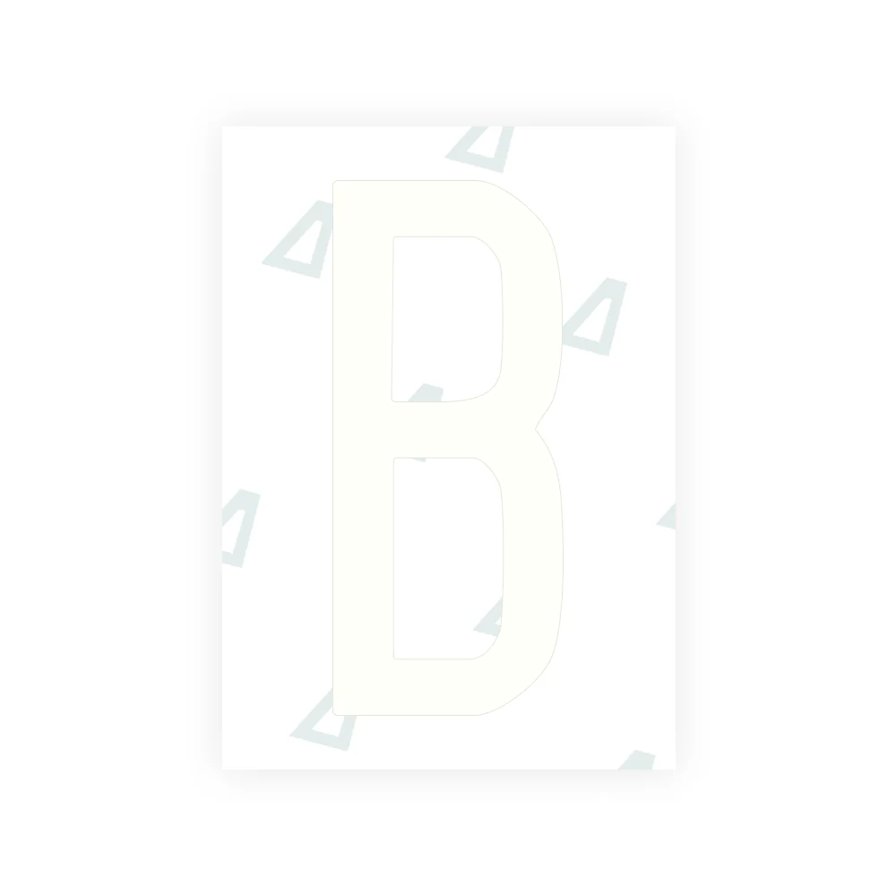 Alite Nanofilm for US (Hawaii) license plates - Symbol "B" - Image 2