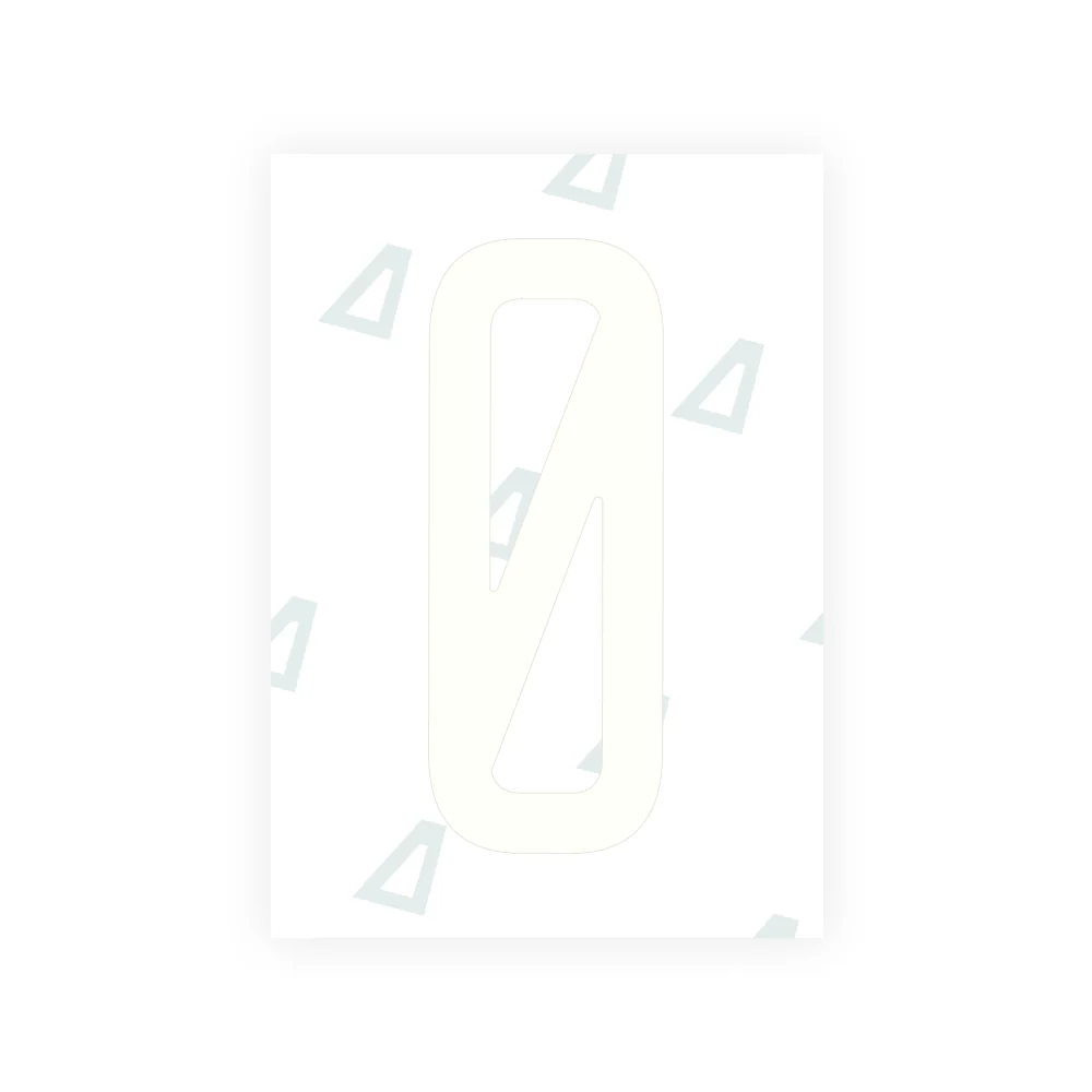 Alite Nanofilm for US (Alaska 2023) license plates - Symbol "0" - Image 2
