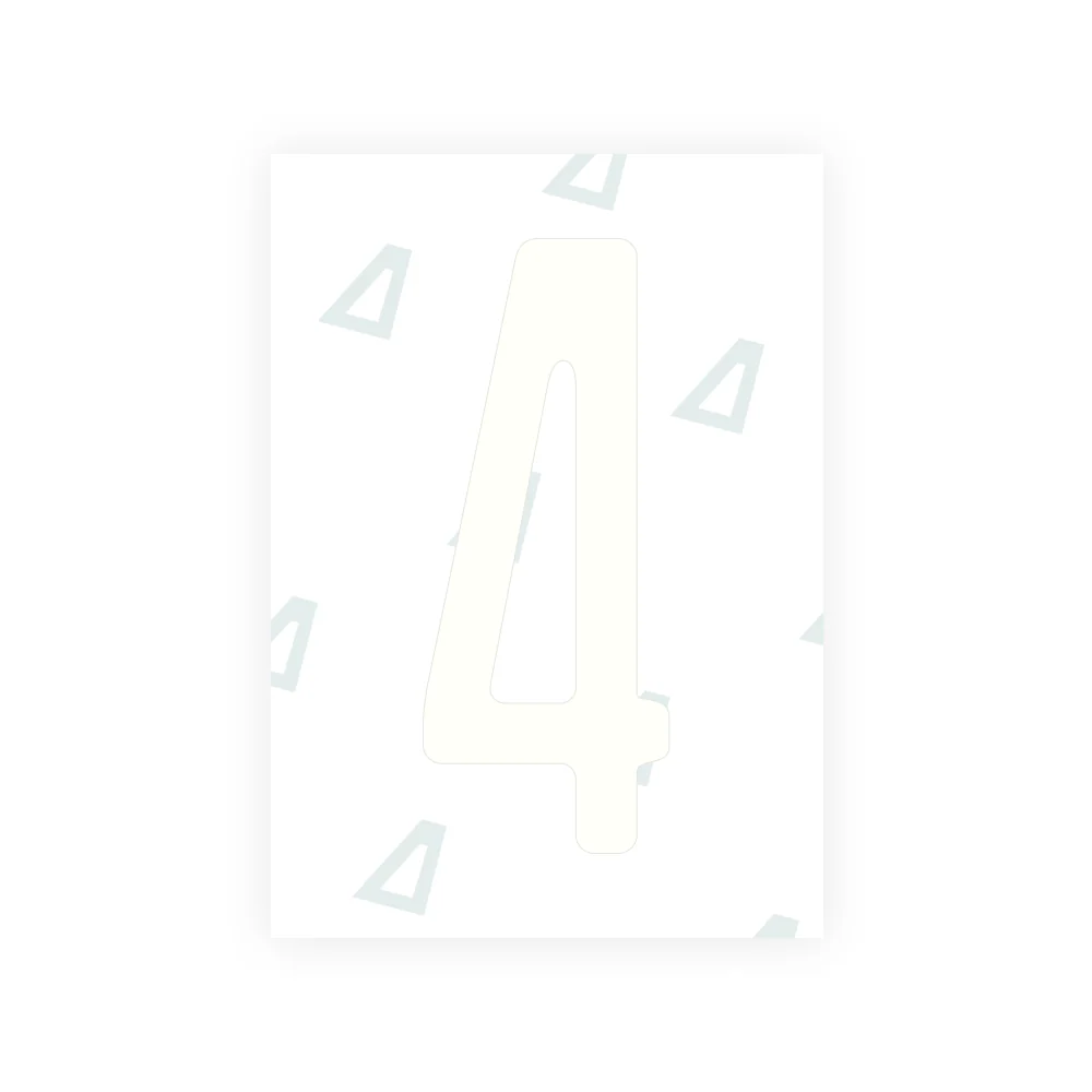 Alite Nanofilm for US (Alaska 2023) license plates - Symbol "4" - Image 2