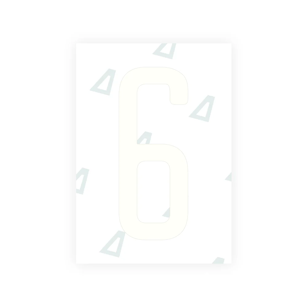 Alite Nanofilm for US (Alaska 2023) license plates - Symbol "6" - Image 2