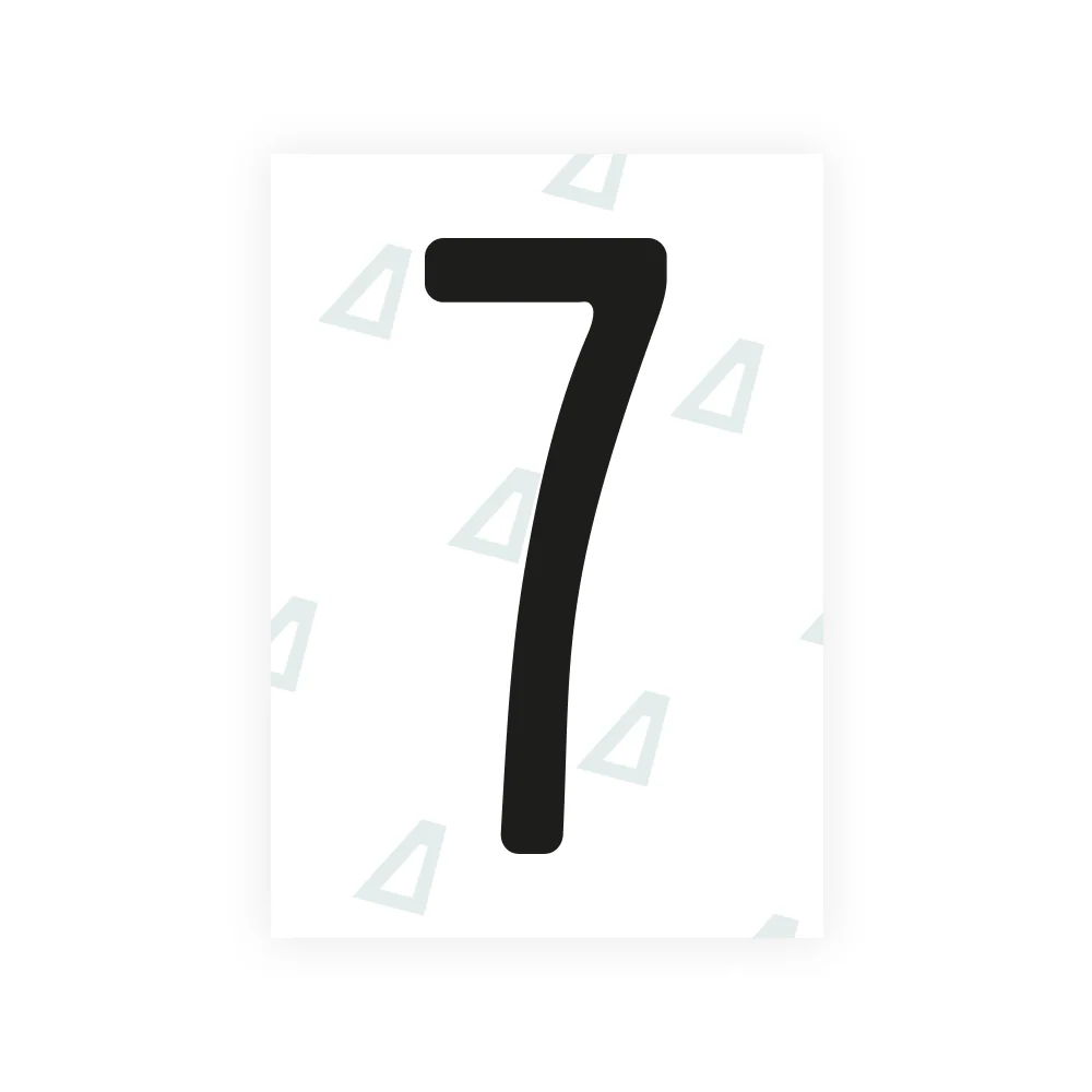 Alite Nanofilm for US (Alaska 2023) license plates - Symbol "7"