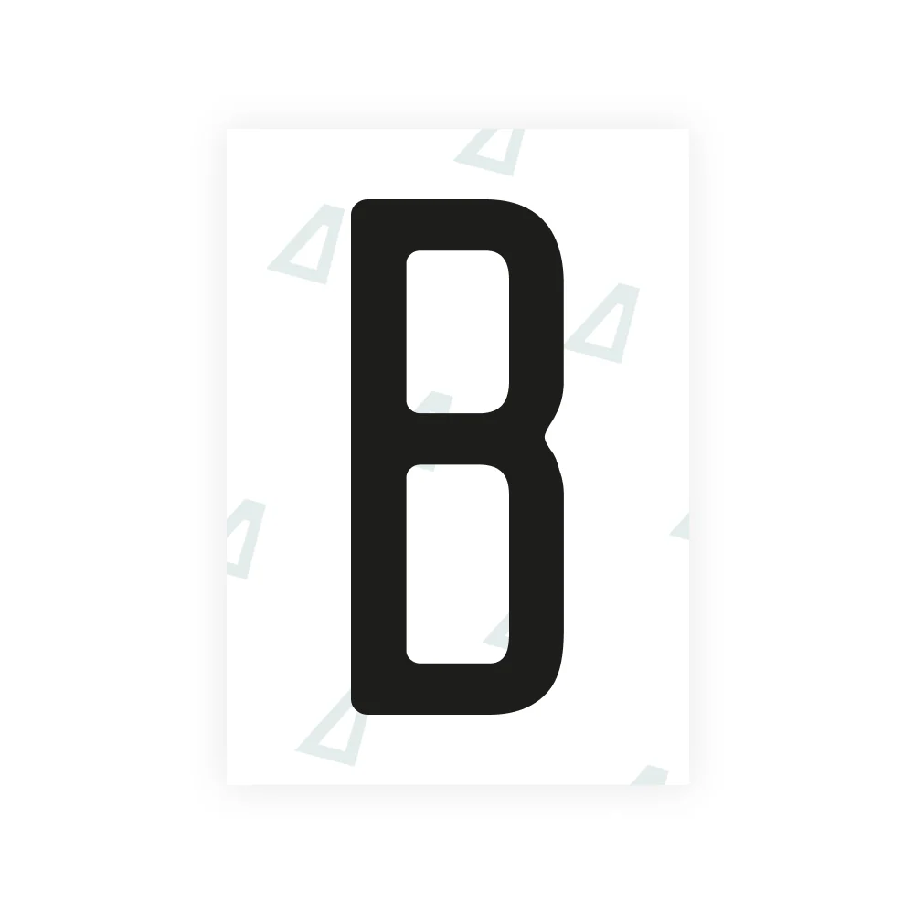 Alite Nanofilm for US (Alaska 2023) license plates - Symbol "B"