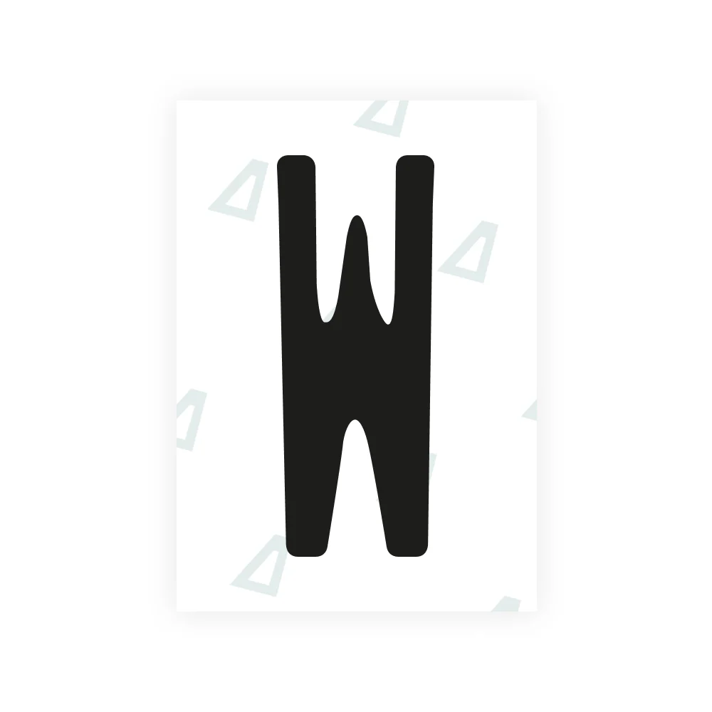 Alite Nanofilm for US (Alaska 2023) license plates - Symbol "W"