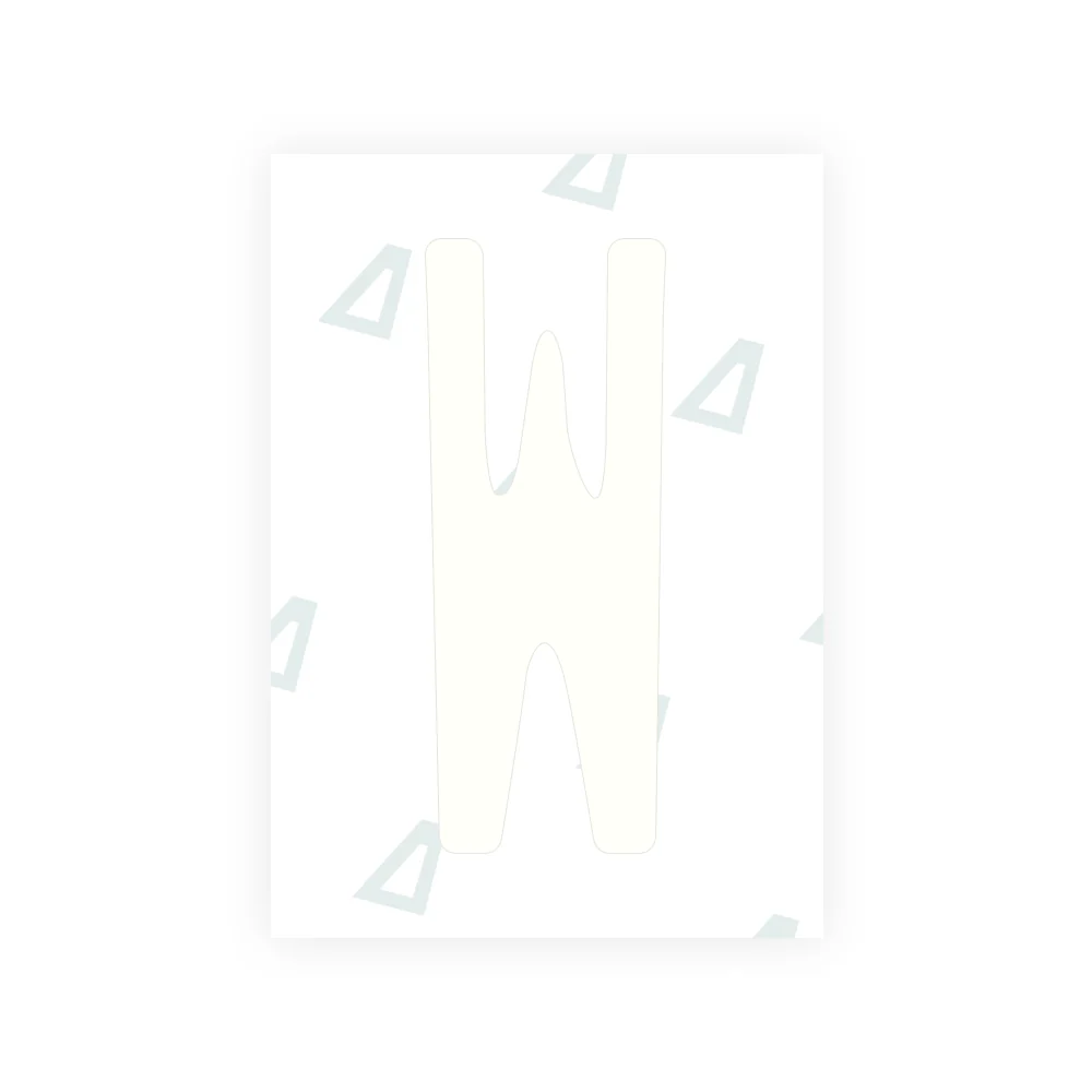 Alite Nanofilm for US (Alaska 2023) license plates - Symbol "W" - Image 2