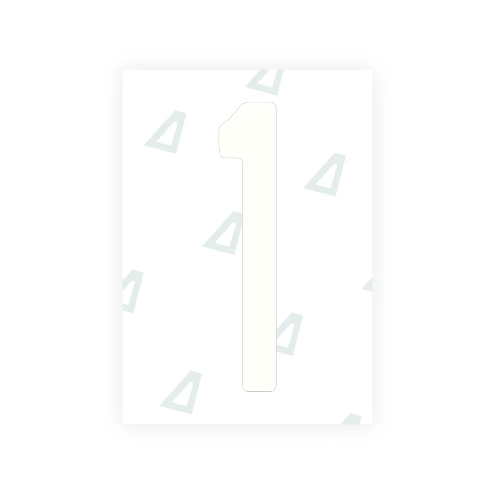 Alite Nanofilm for US (Arkansas) license plates - Symbol "1" - Image 2