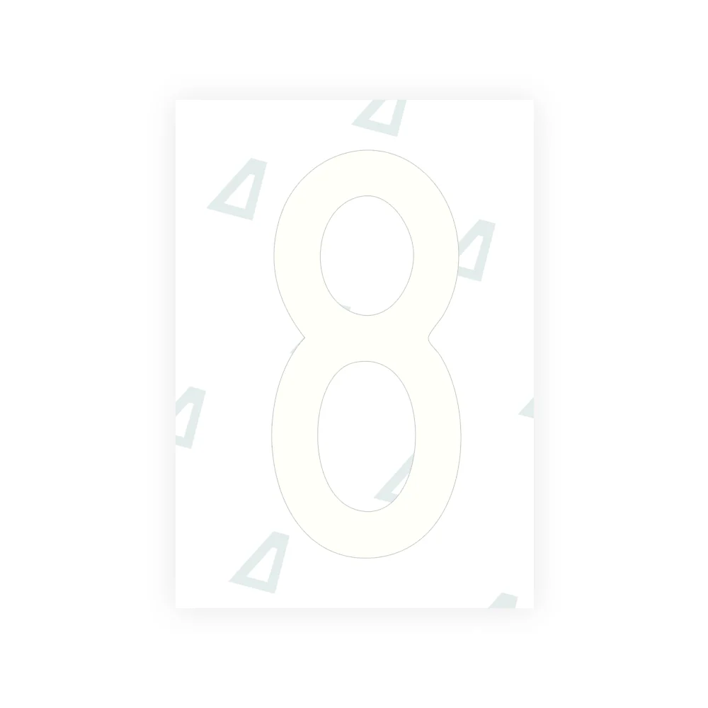 Alite Nanofilm for CA (Newfoundland) license plates - Symbol "8" - Image 2