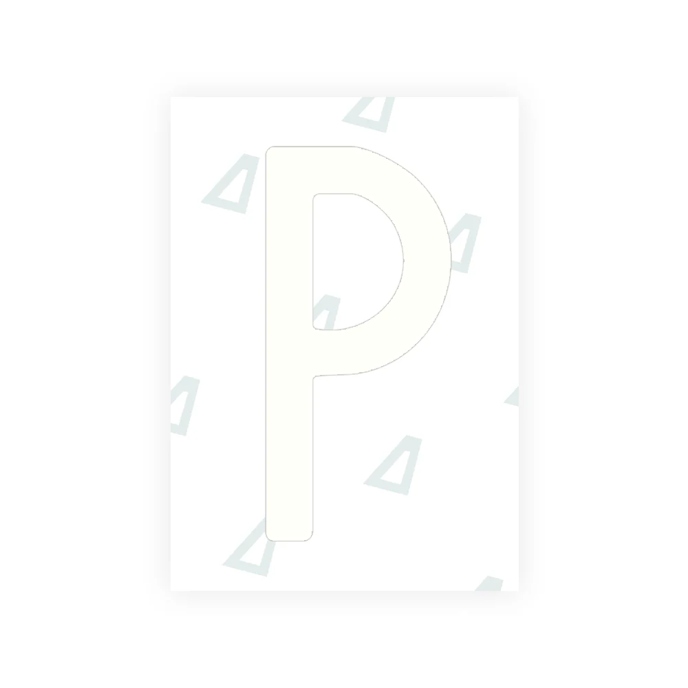 Alite Nanofilm for US (Arkansas) license plates - Symbol "P" - Image 2