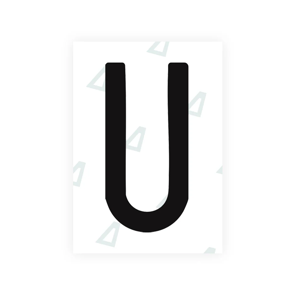 Alite Nanofilm for US (Arkansas) license plates - Symbol "U"