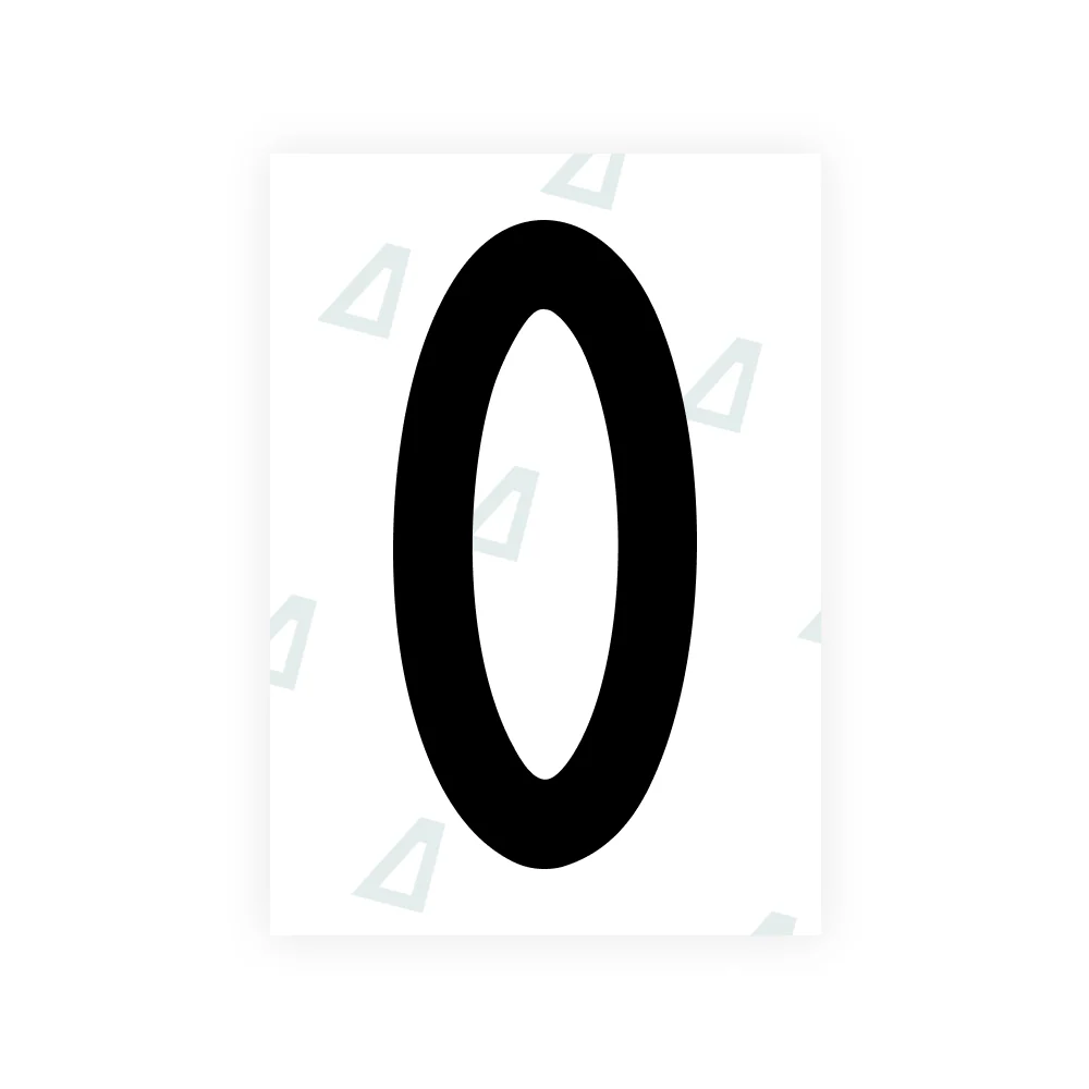 Alite Nanofilm for US (Colorado) license plates - Symbol "0"