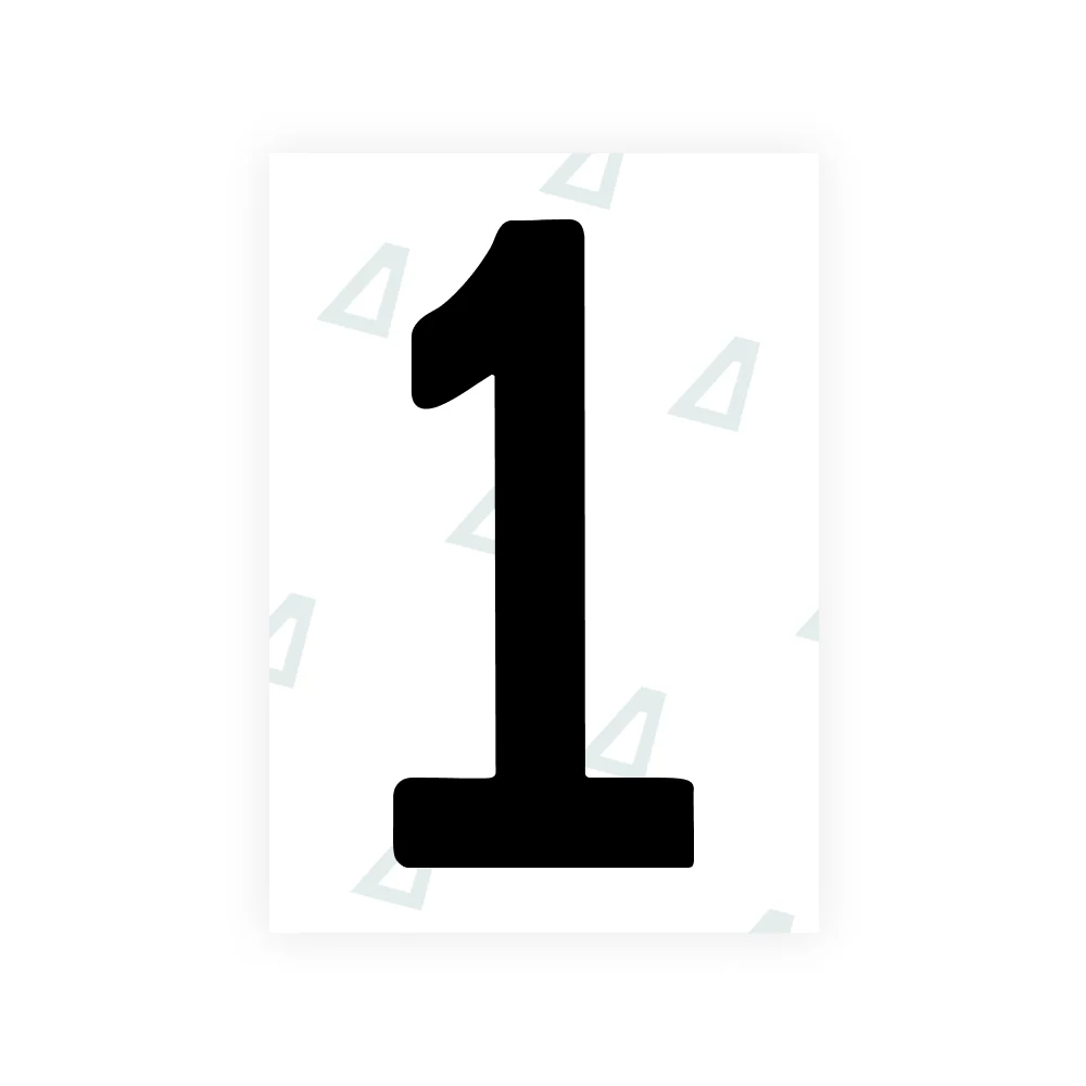 Alite Nanofilm for US (Colorado) license plates - Symbol "1"