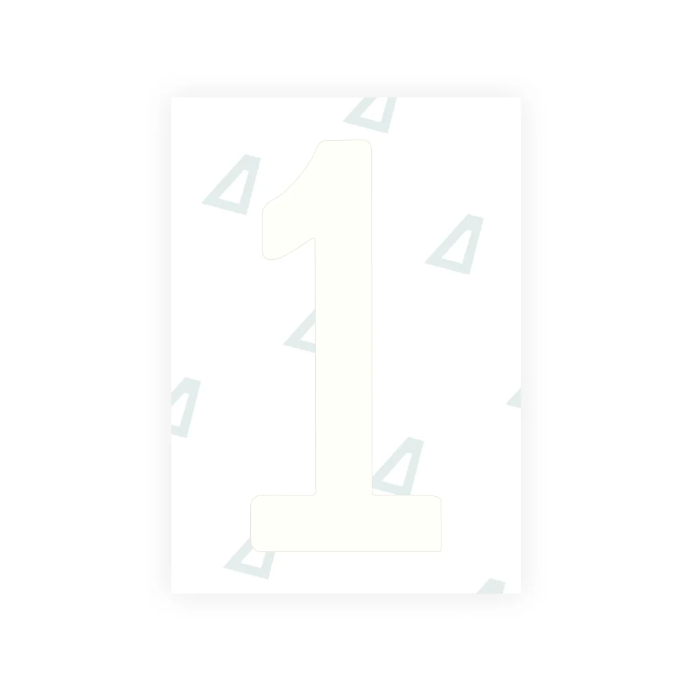 Alite Nanofilm for US (Colorado) license plates - Symbol "1" - Image 2