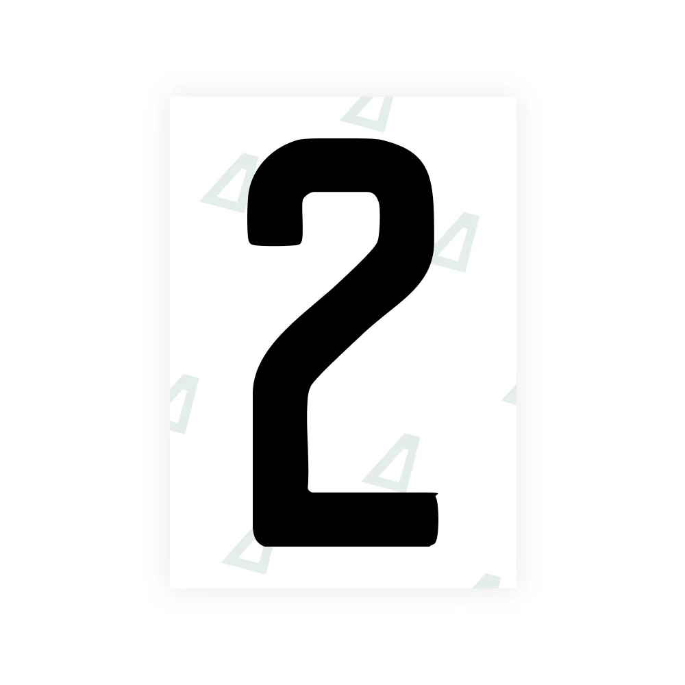 Alite Nanofilm for US (Colorado) license plates - Symbol "2"