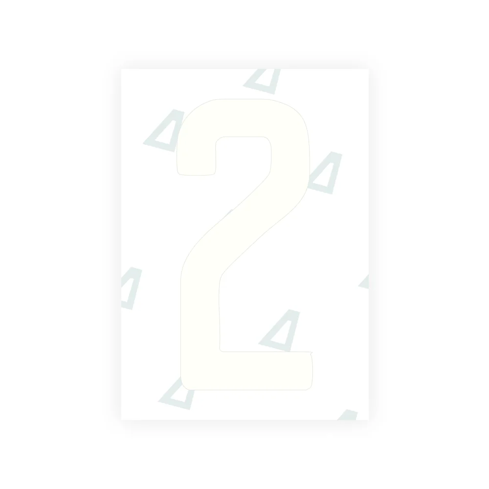 Alite Nanofilm for US (Colorado) license plates - Symbol "2" - Image 2