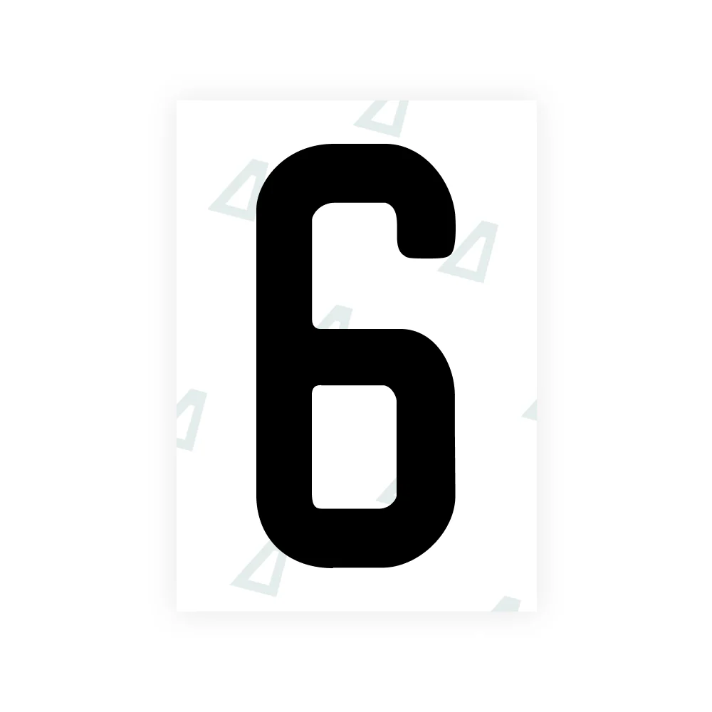 Alite Nanofilm for US (Colorado) license plates - Symbol "6"