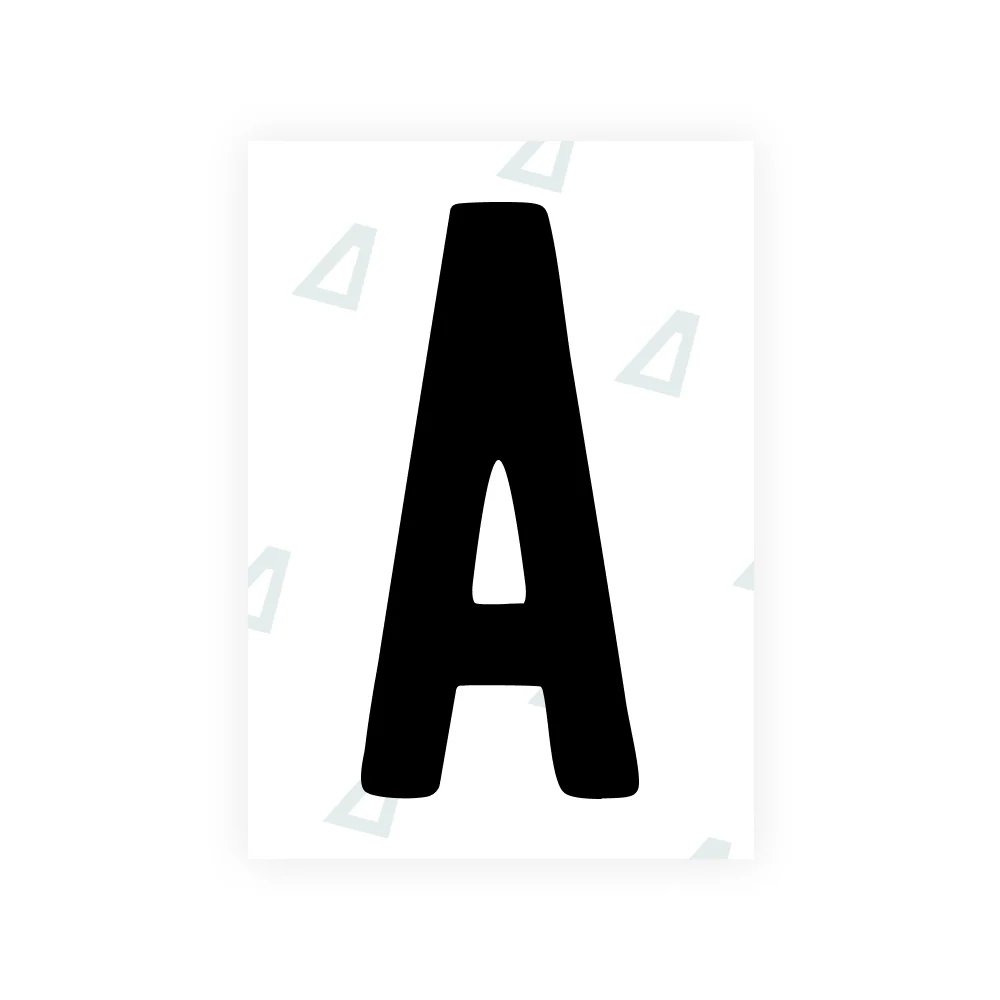 Alite Nanofilm for US (Colorado) license plates - Symbol "A"
