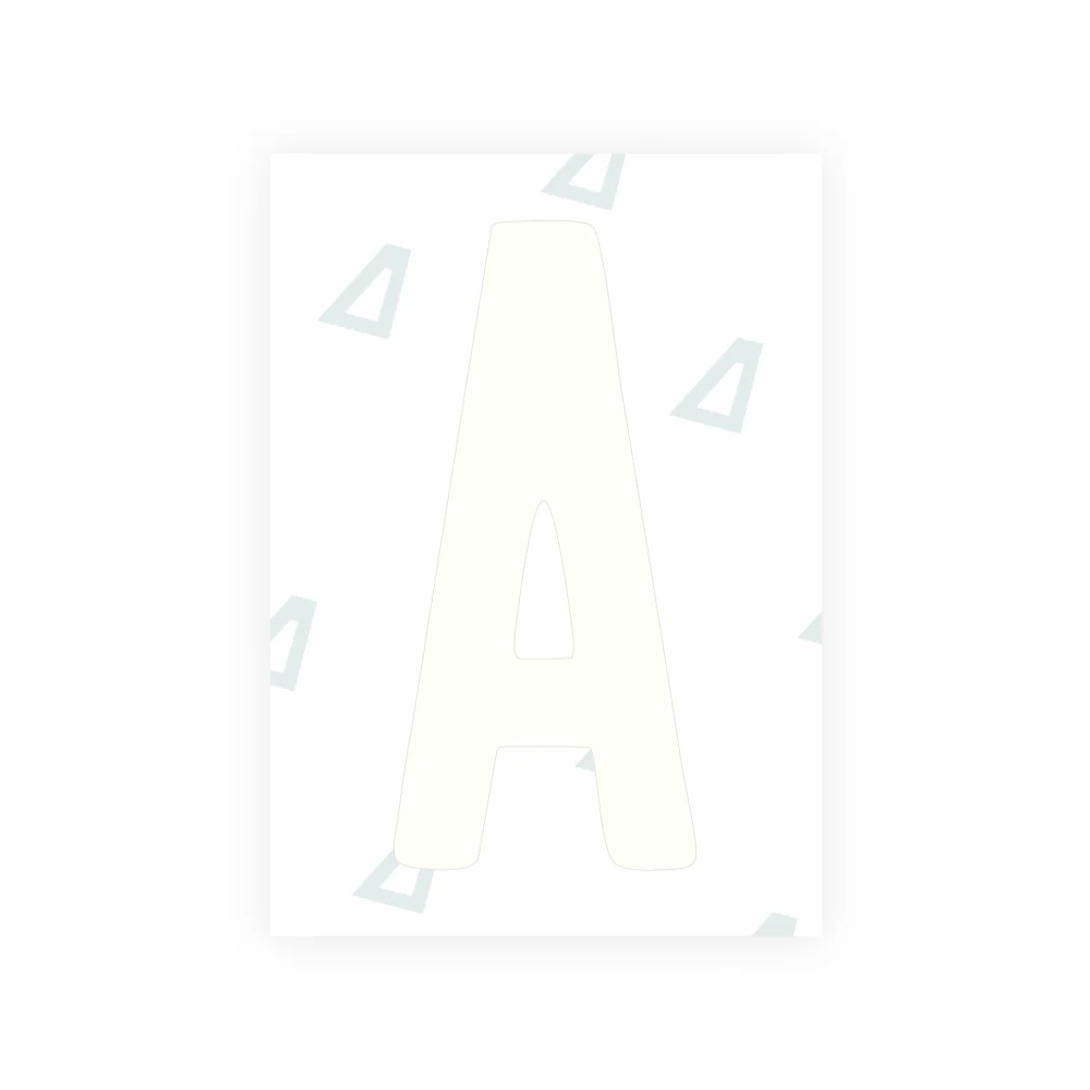 Alite Nanofilm for US (Colorado) license plates - Symbol "A" - Image 2