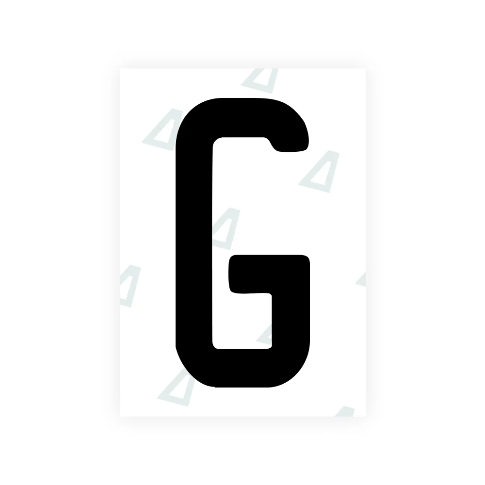 Alite Nanofilm for US (Colorado) license plates - Symbol "G"