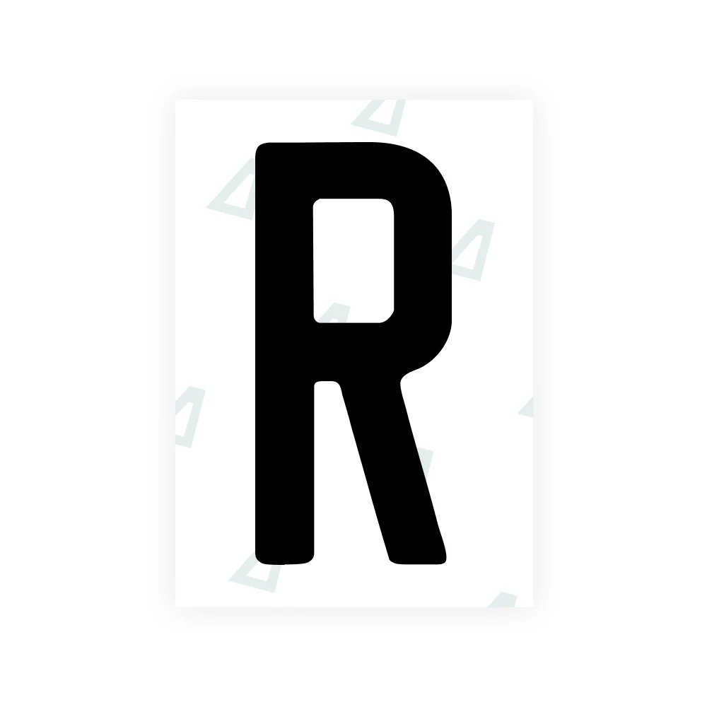 Alite Nanofilm for US (Colorado) license plates - Symbol "R"