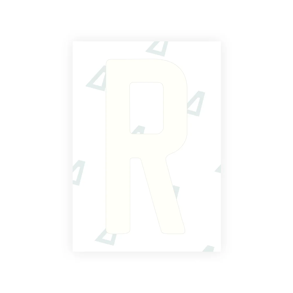 Alite Nanofilm for US (Colorado) license plates - Symbol "R" - Image 2