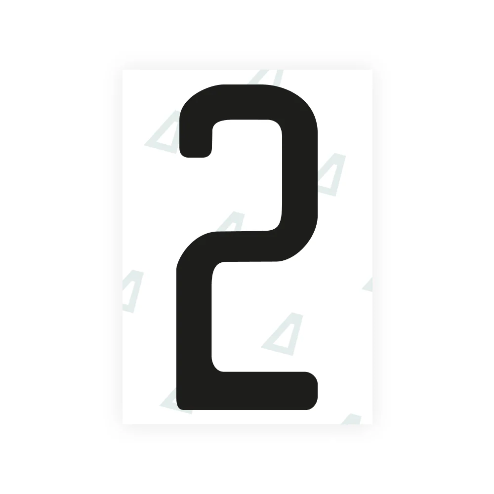 Alite Nanofilm for US (Kentucky - Embossed) license plates - Symbol "2"