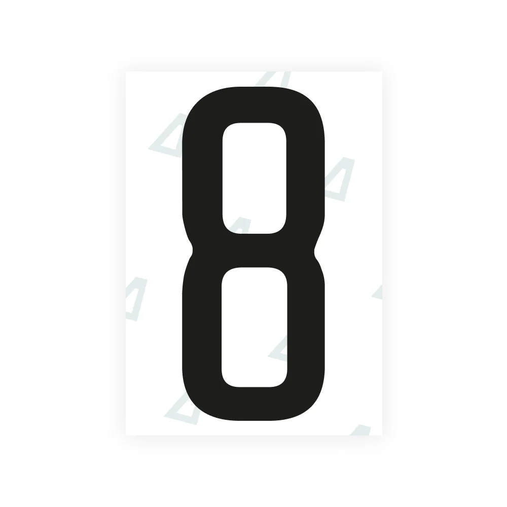 Alite Nanofilm for US (Kentucky - Embossed) license plates - Symbol "8"