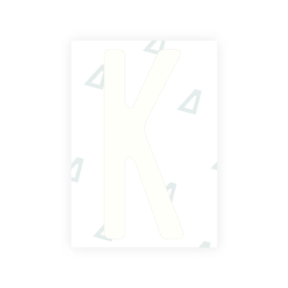 Alite Nanofilm for US (Kentucky - Embossed) license plates - Symbol "K" - Image 2