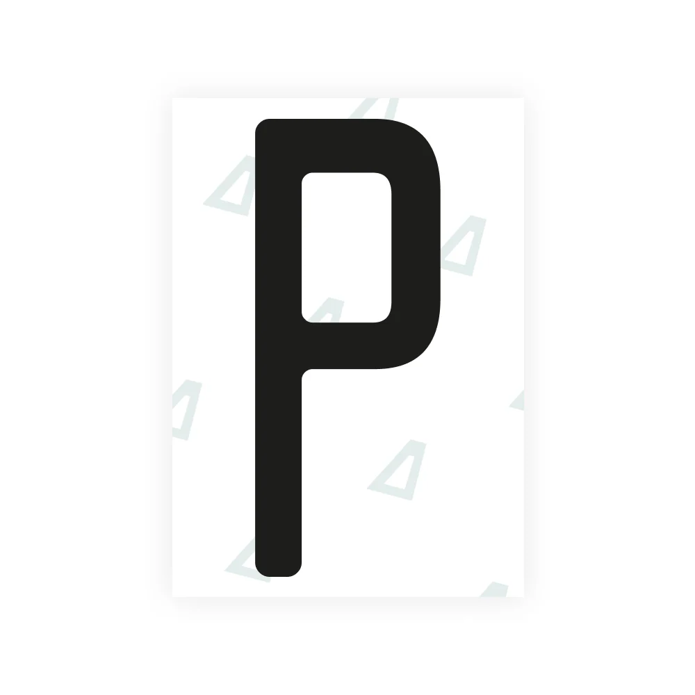 Alite Nanofilm for US (Kentucky - Embossed) license plates - Symbol "P"