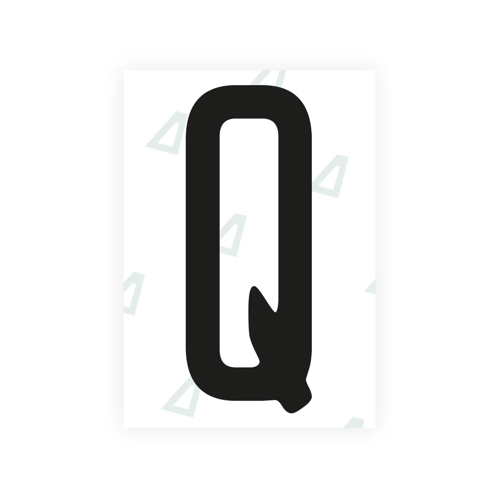 Alite Nanofilm for US (Kentucky - Embossed) license plates - Symbol "Q"