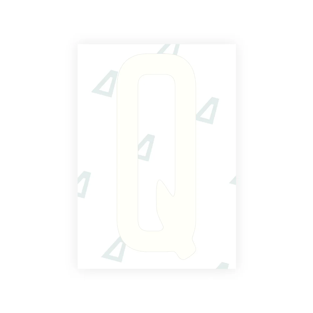 Alite Nanofilm for US (Kentucky - Embossed) license plates - Symbol "Q" - Image 2