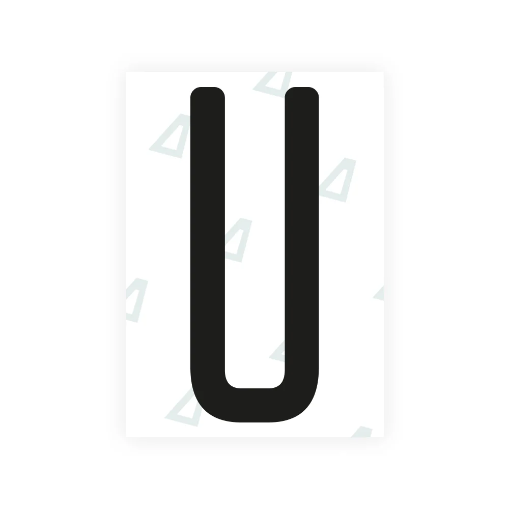 Alite Nanofilm for US (Kentucky - Embossed) license plates - Symbol "U"