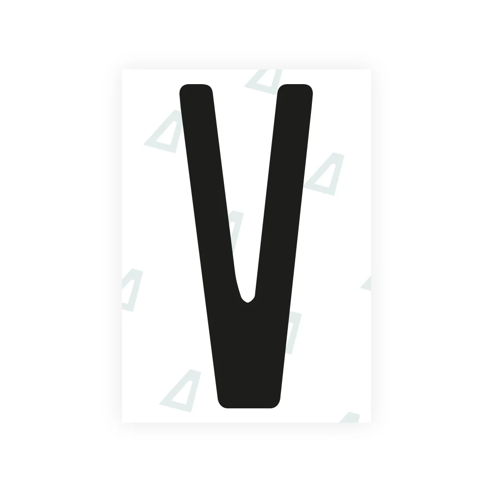 Alite Nanofilm for US (Kentucky - Embossed) license plates - Symbol "V"