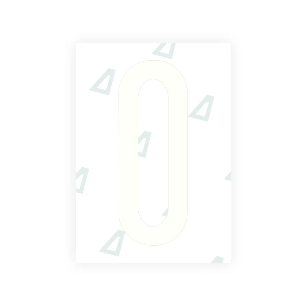 Alite Nanofilm for US (Kentucky - Flat) license plates - Symbol "0" - Image 2