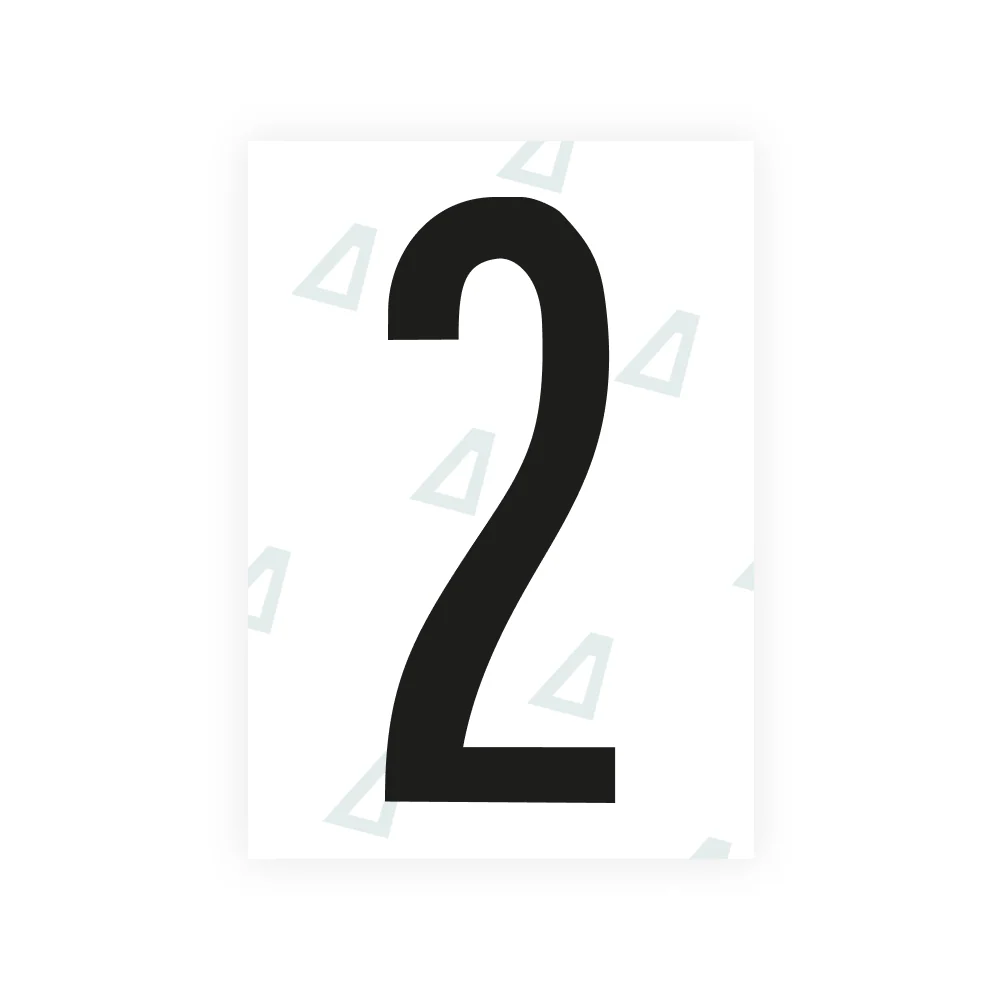 Alite Nanofilm for US (Kentucky - Flat) license plates - Symbol "2"