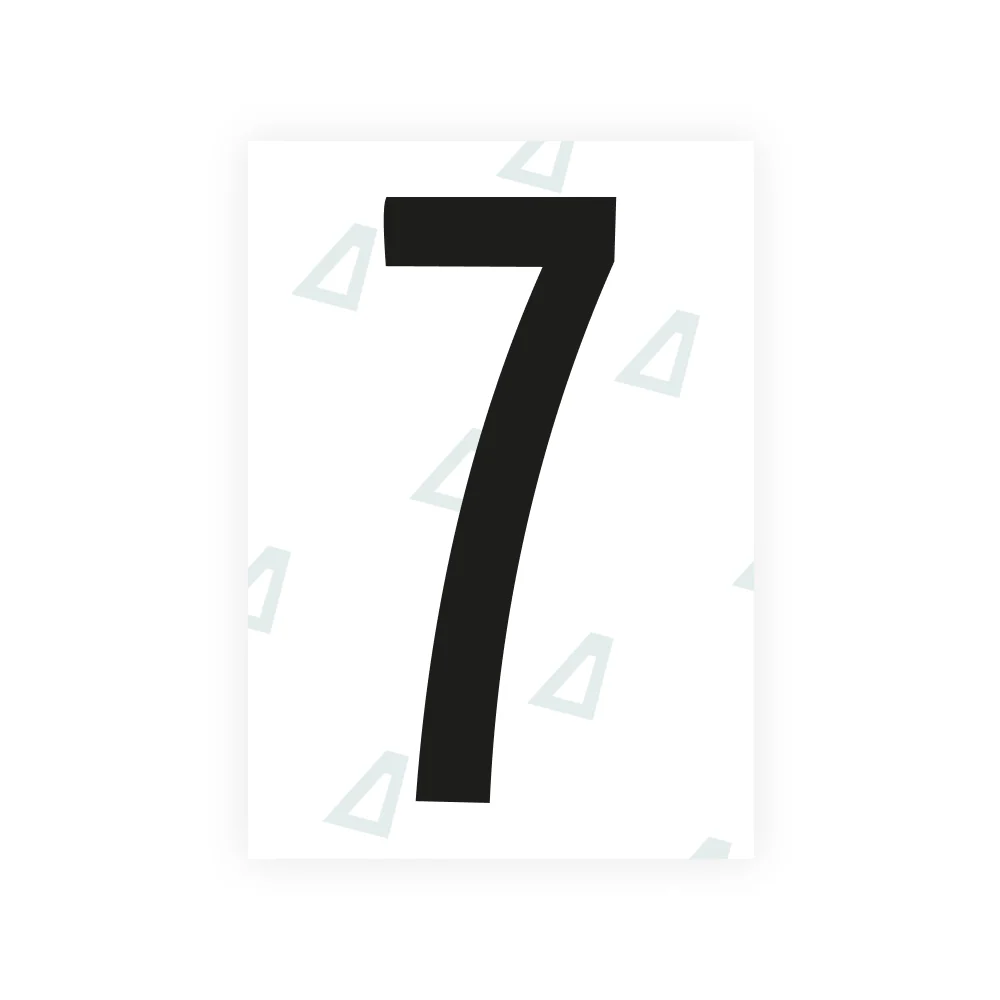 Alite Nanofilm for US (Kentucky - Flat) license plates - Symbol "7"
