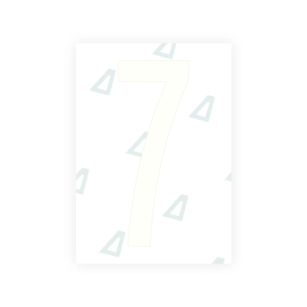 Alite Nanofilm for US (Kentucky - Flat) license plates - Symbol "7" - Image 2