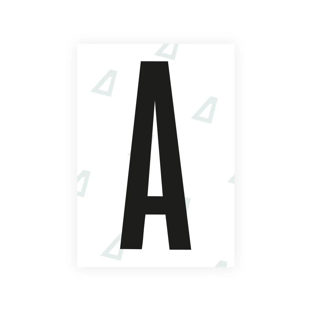 Alite Nanofilm for US (Kentucky - Flat) license plates - Symbol "A"