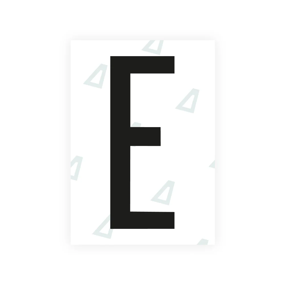 Alite Nanofilm for US (Kentucky - Flat) license plates - Symbol "E"