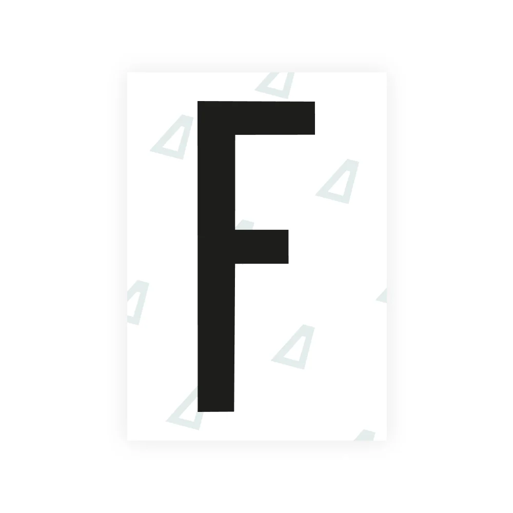 Alite Nanofilm for US (Kentucky - Flat) license plates - Symbol "F"