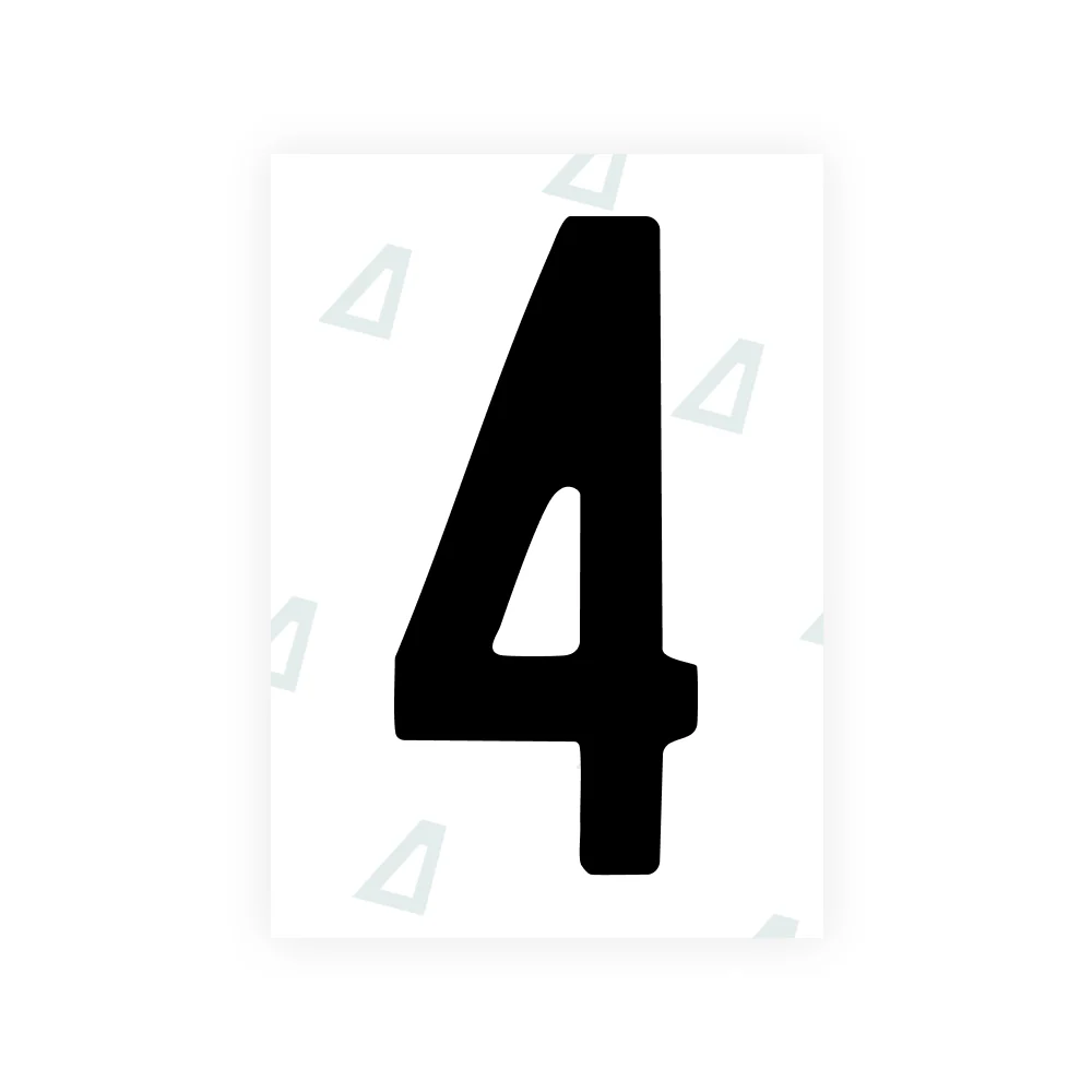Alite Nanofilm for US (Louisiana) license plates - Symbol "4"