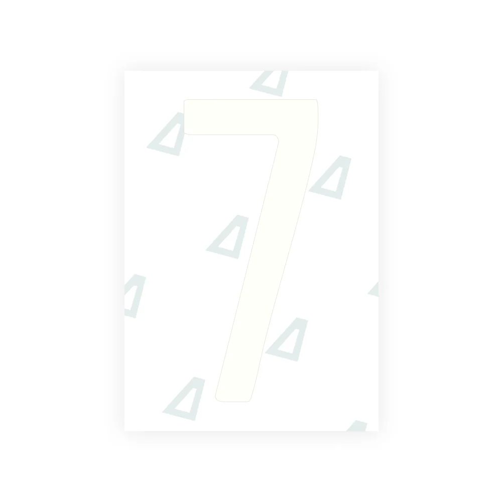 Alite Nanofilm for US (Louisiana) license plates - Symbol "7" - Image 2