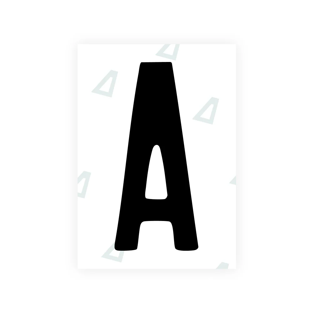 Alite Nanofilm for US (Louisiana) license plates - Symbol "A"