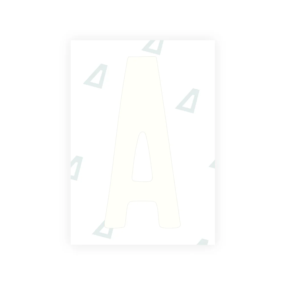 Alite Nanofilm for US (Louisiana) license plates - Symbol "A" - Image 2