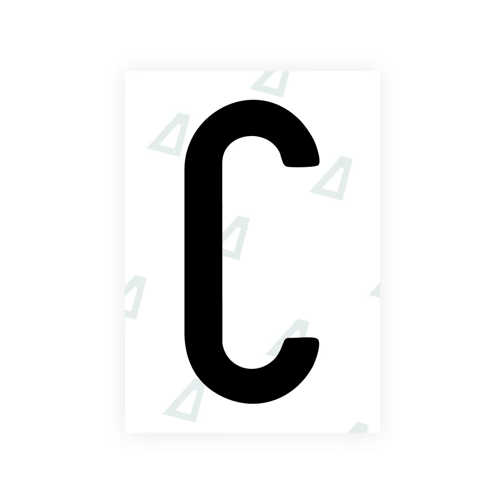 Alite Nanofilm for US (Louisiana) license plates - Symbol "C"