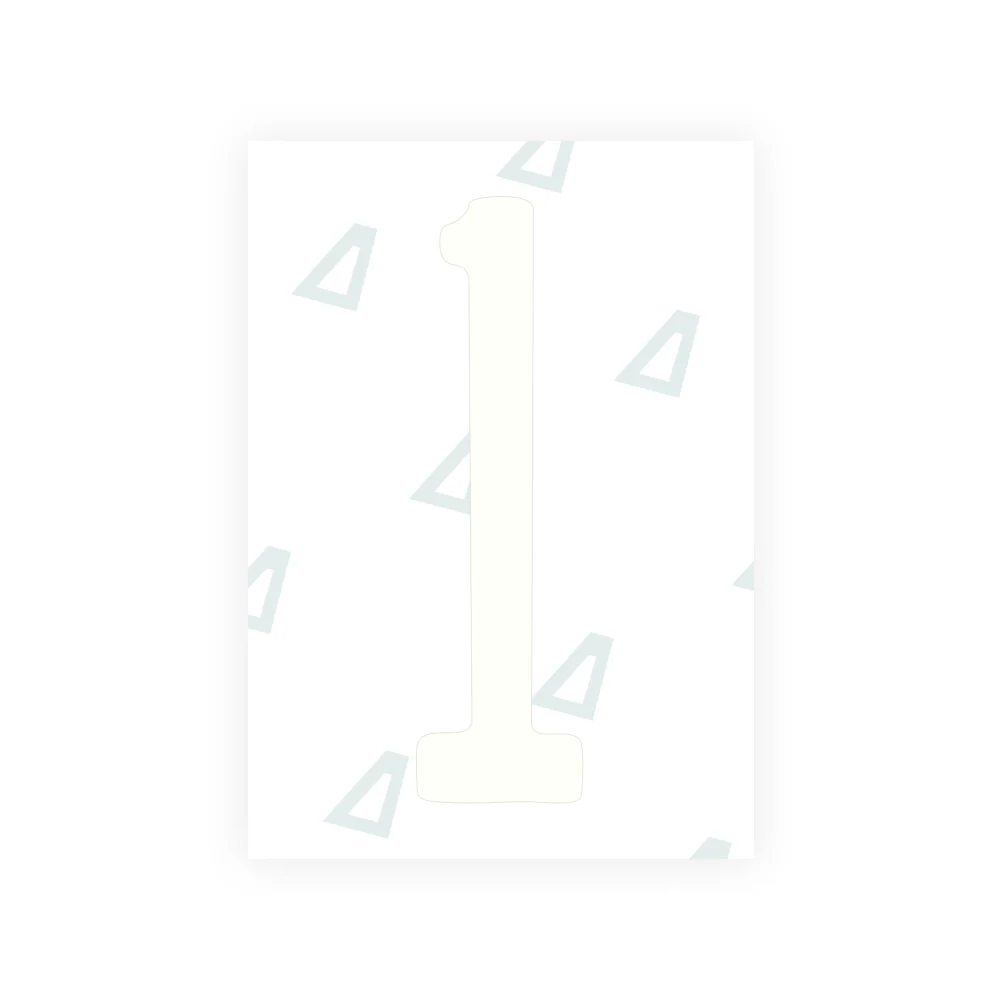 Alite Nanofilm for US (Maine) license plates - Symbol "1" - Image 2