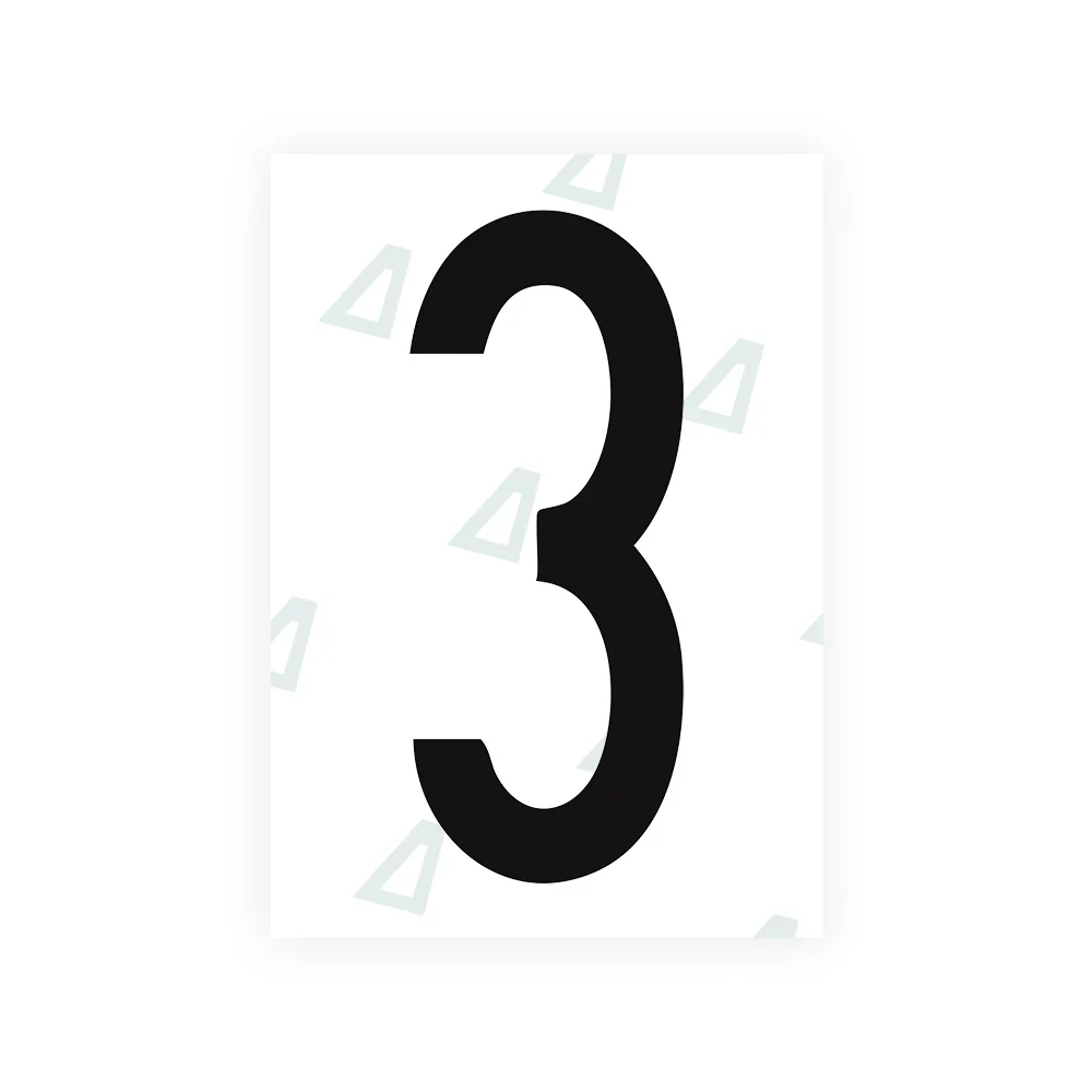 Alite Nanofilm for US (Montana) license plates - Symbol "3"