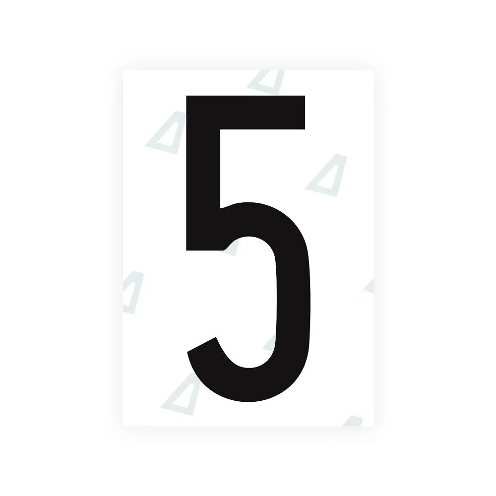 Alite Nanofilm for US (Montana) license plates - Symbol "5"