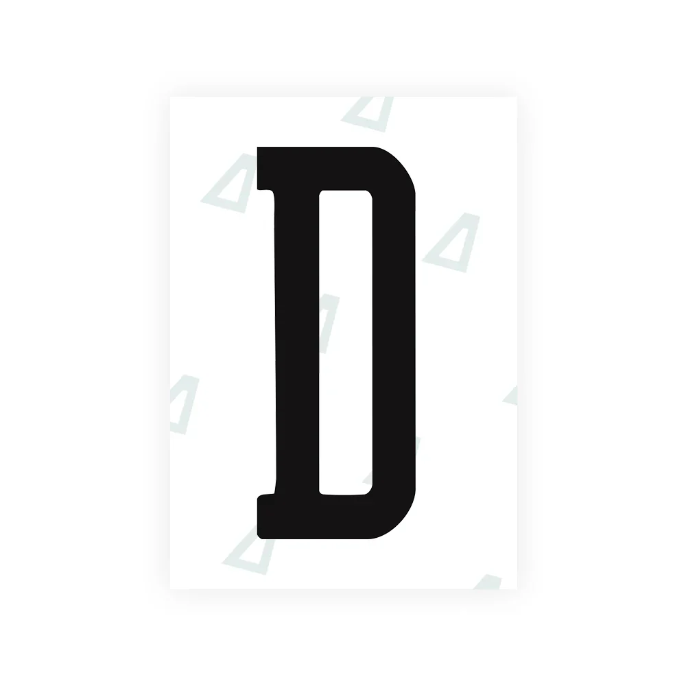 Alite Nanofilm for US (Montana) license plates - Symbol "D"