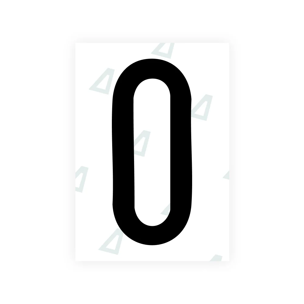 Alite Nanofilm for US (Nevada 2024 - Embossed) license plates - Symbol "0"