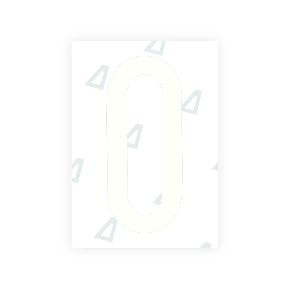 Alite Nanofilm for US (Nevada 2024 - Embossed) license plates - Symbol "0" - Image 2